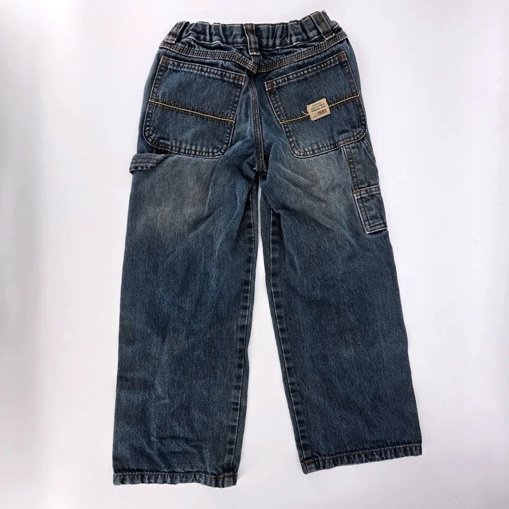 The Children's Place Carpenter Jeans Boys Size 6 Denim Y2K Wide Leg Vintage
